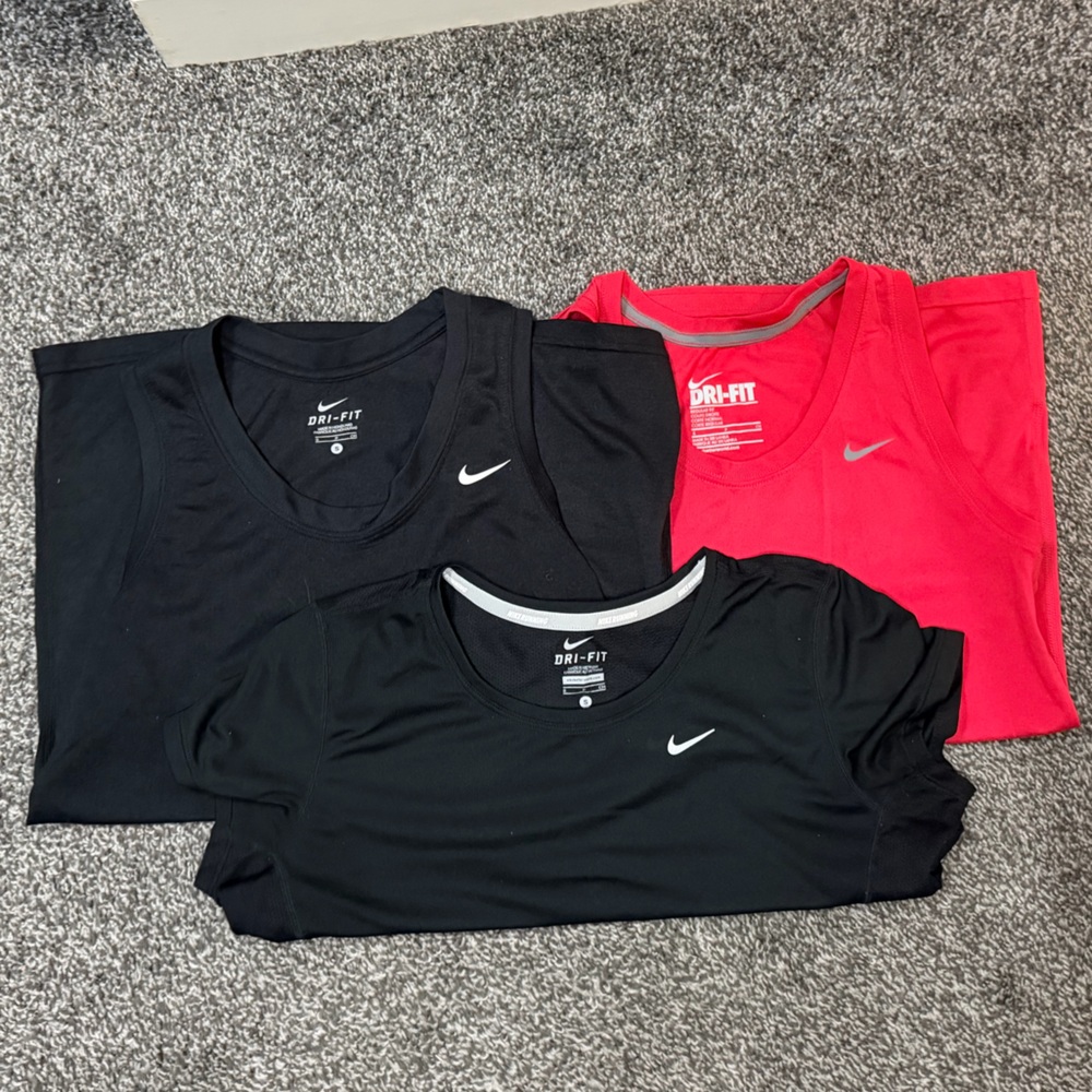 3 Nike Dri Fit Shirts
